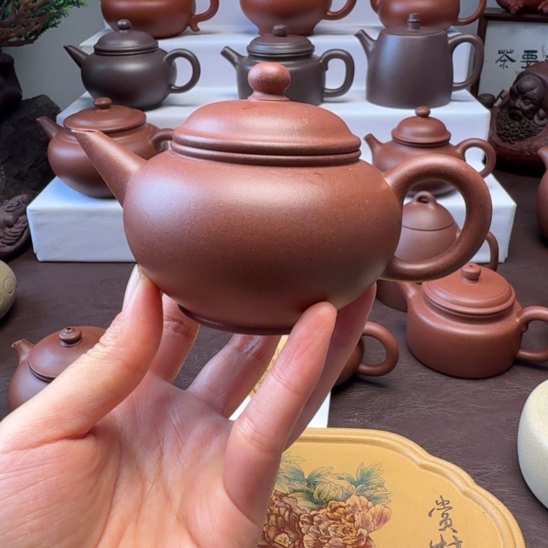 用***6茶壶紫砂特练紫泥  水平150