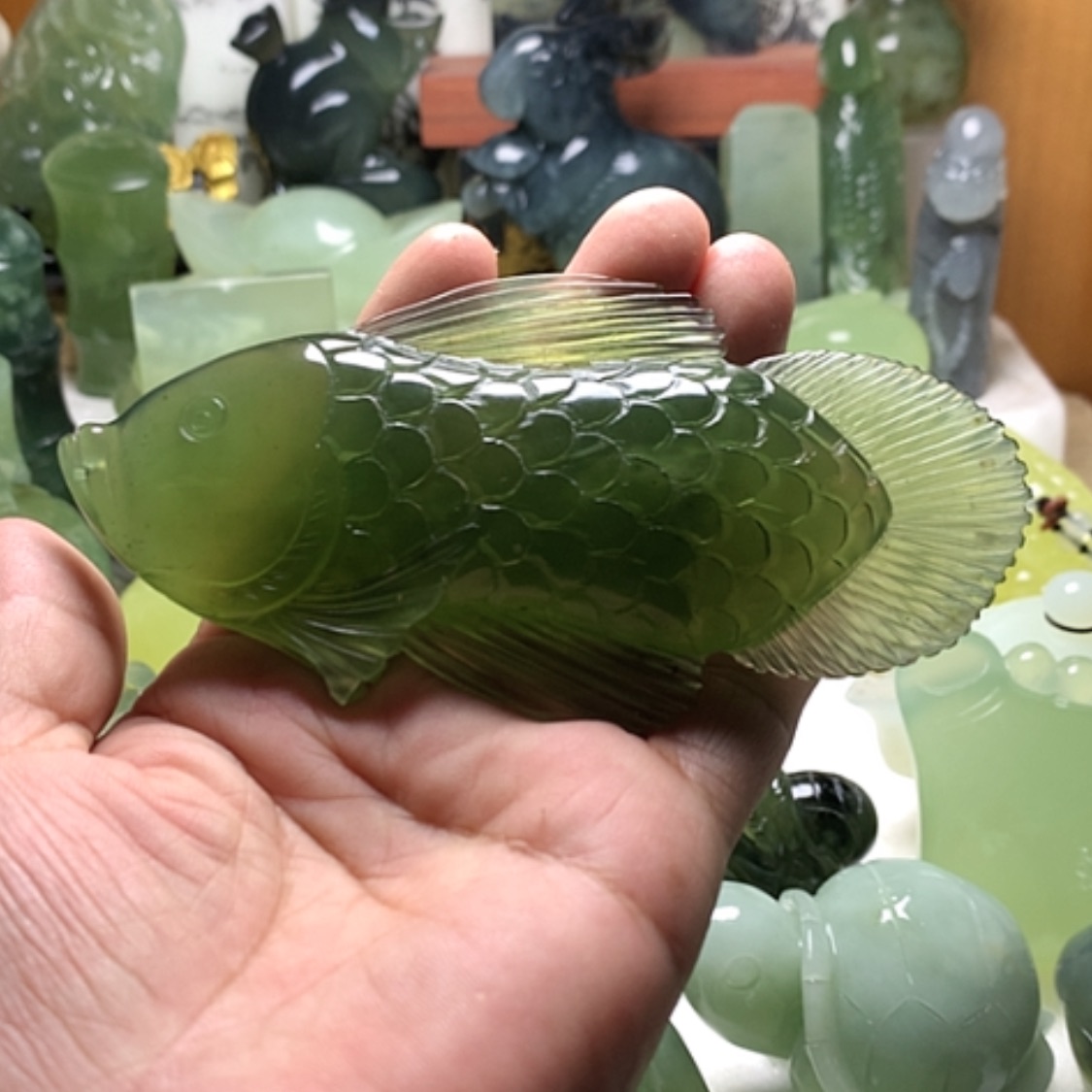 【闪购商品】未镶嵌蛇纹石玉颈饰