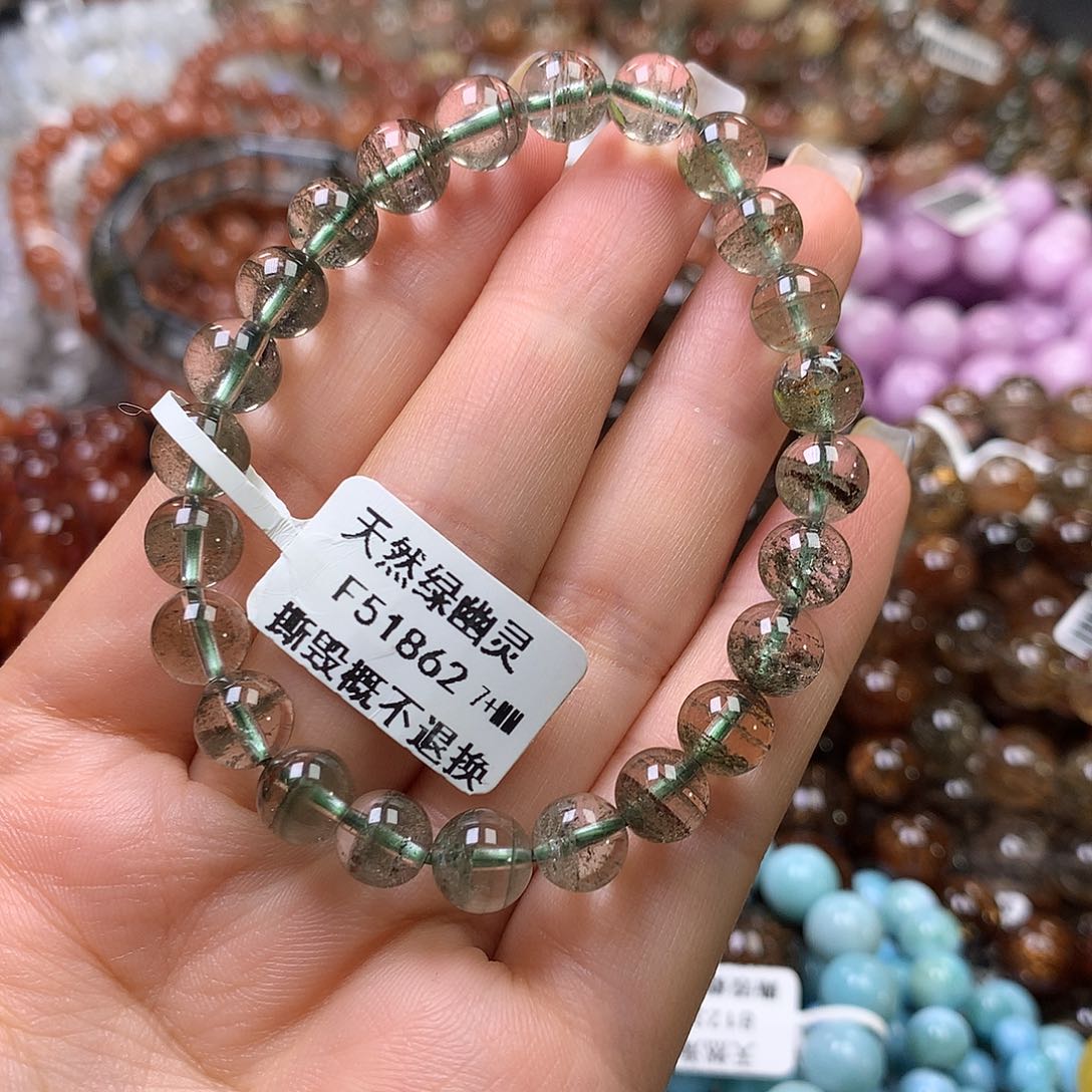 水晶手链未镶嵌，