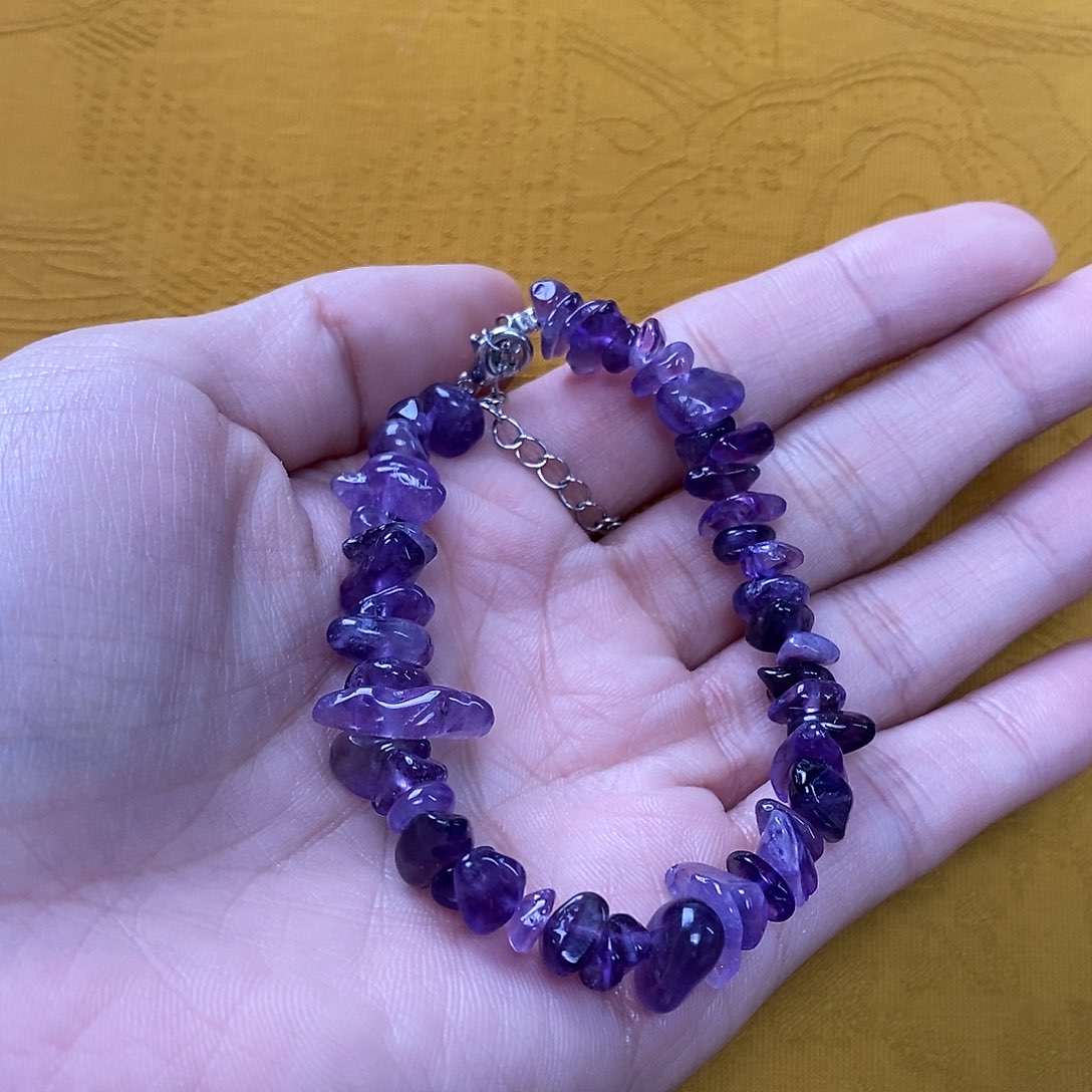 紫晶手绳未镶嵌手串