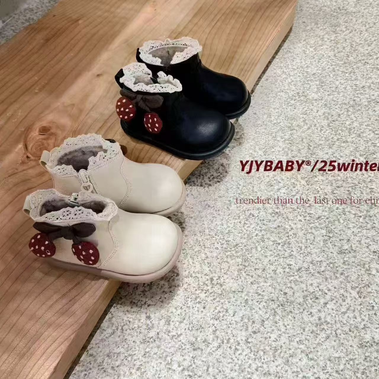 耐磨休闲风保暖英伦风翻边学步鞋单鞋百搭公主鞋软底