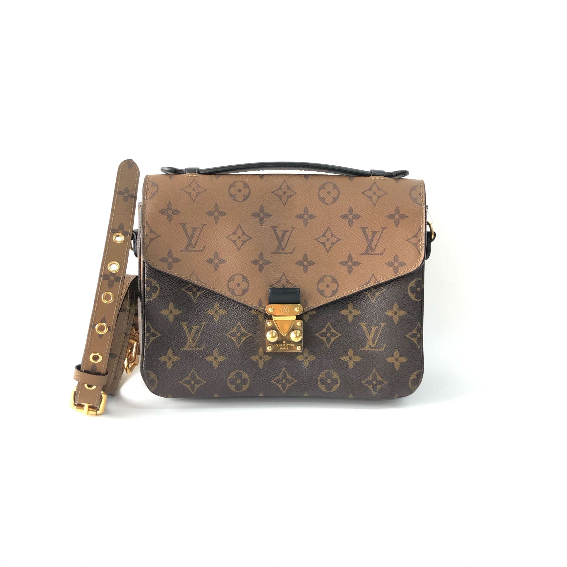 95新 LV 安洁利严选 LV老花METIS邮差单肩包 WHZ501035H