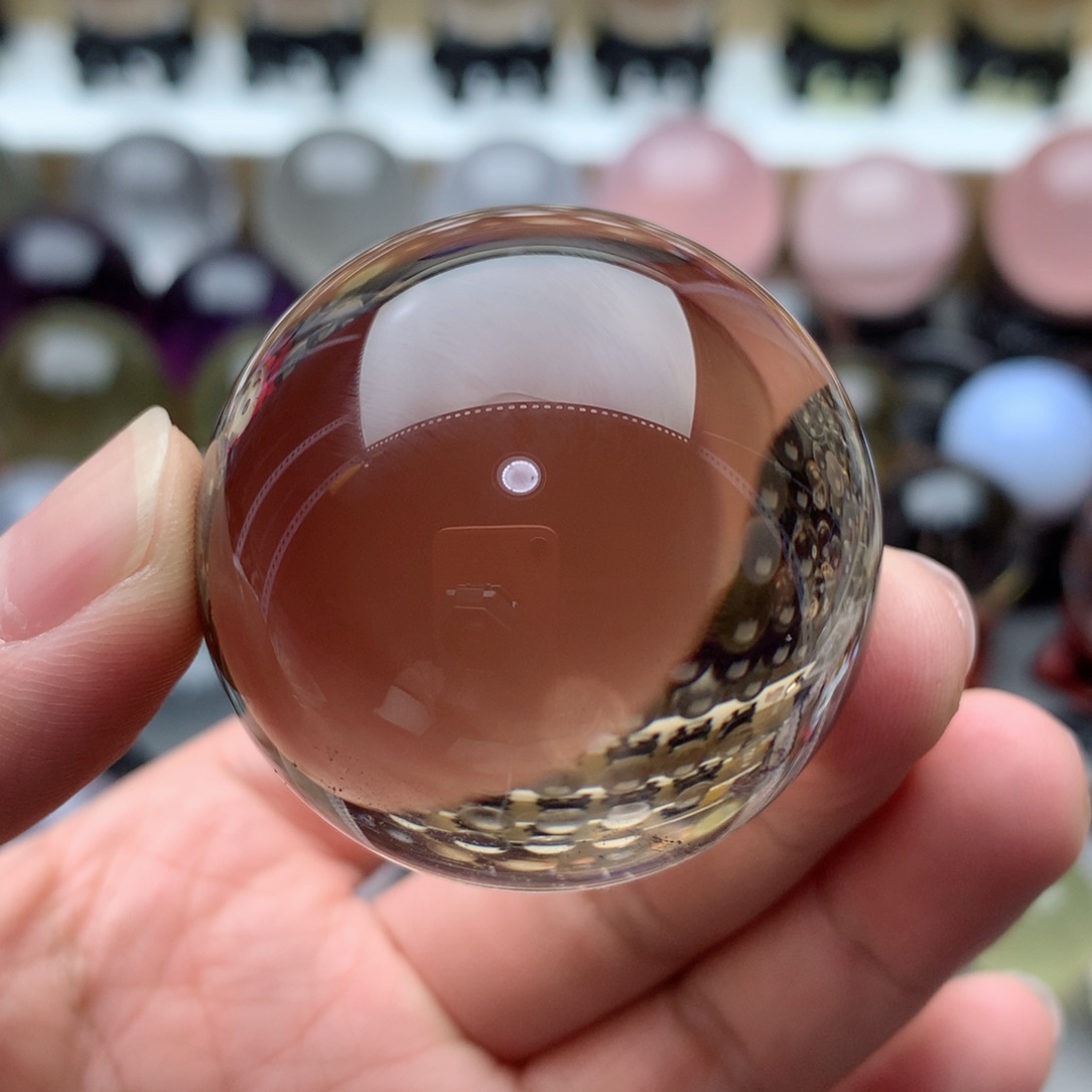 【闪购商品】水晶天然水晶球摆件未镶嵌润*