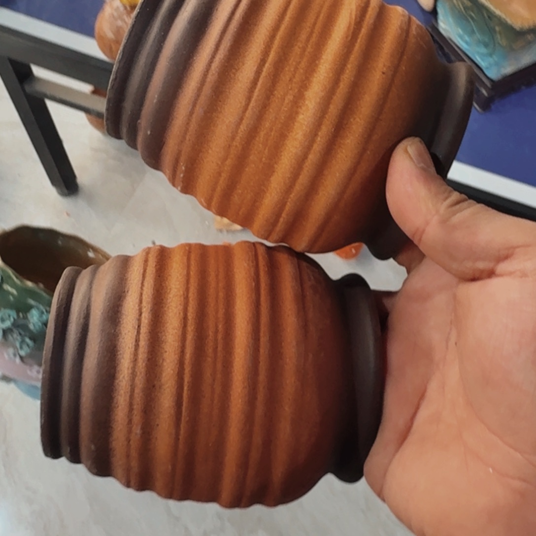 紫砂花盆粗陶盆醋