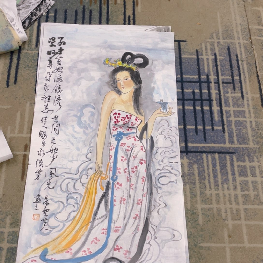 国画三尺作品人物11111