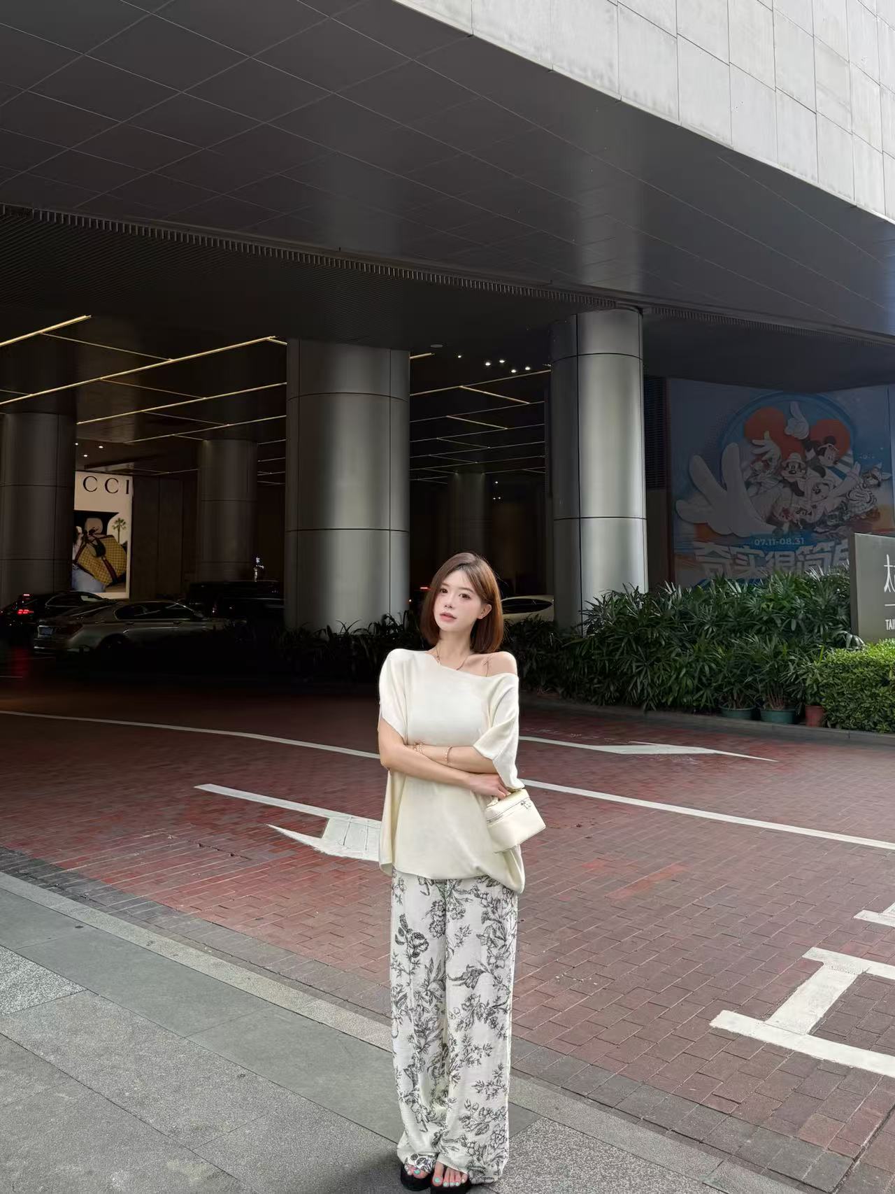 【熙米Simmy】氧吧亚麻 小众设计亚麻碎花松弛老钱风透气休闲裤