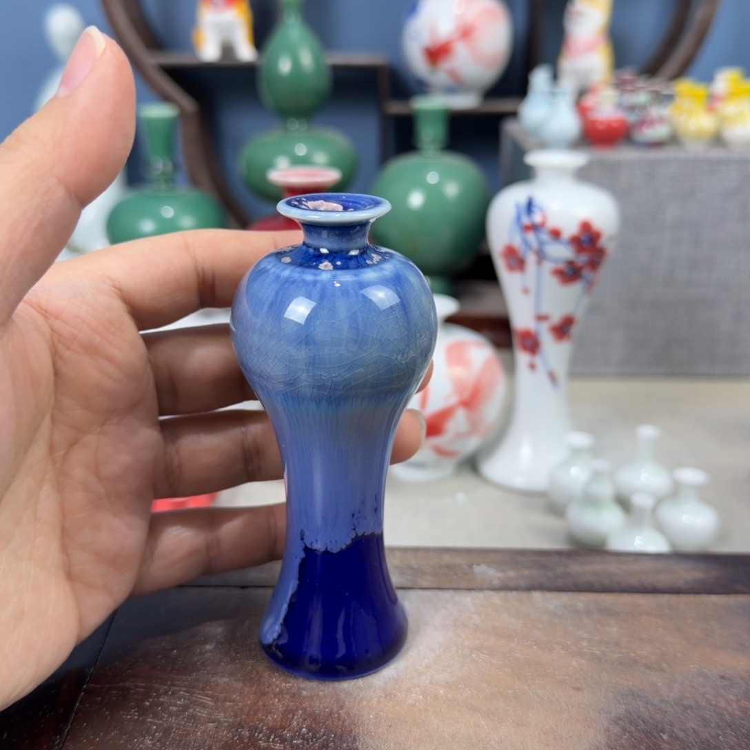 陶瓷手工小花器摆件