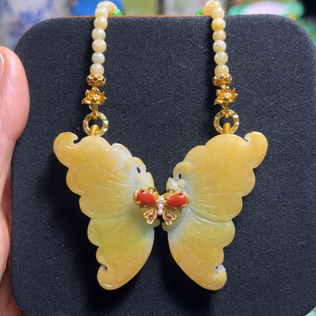 翡翠未镶嵌颈饰天然翡翠