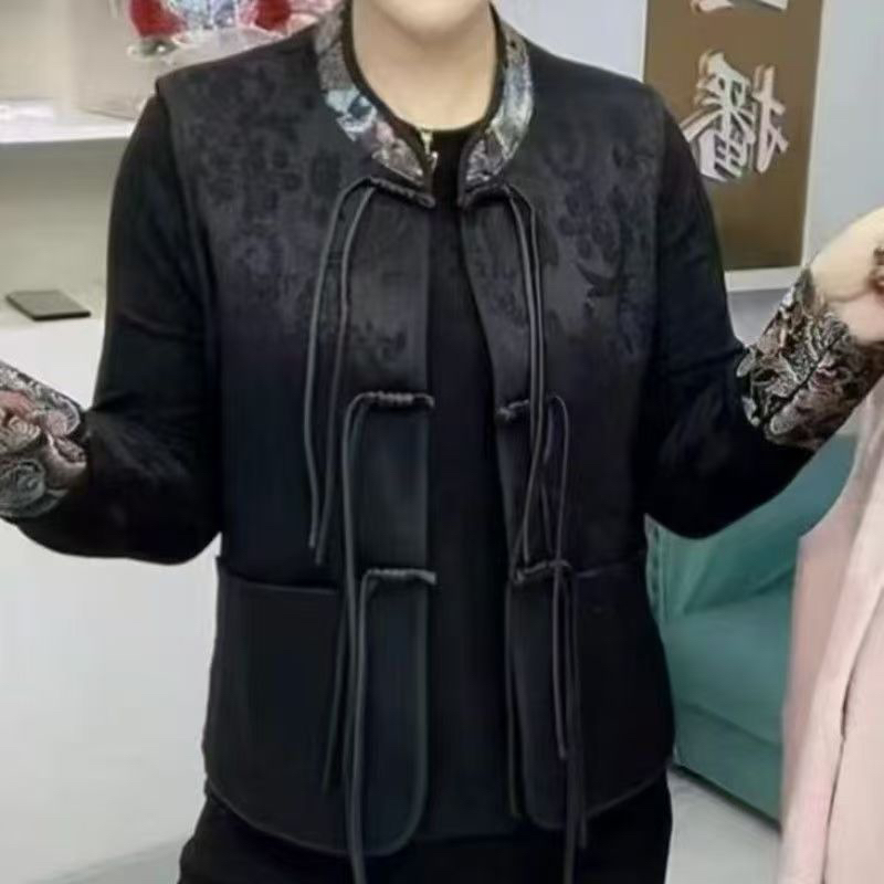 1077【胖小肉推荐】新款国风马甲两件套