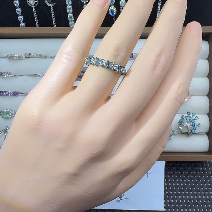 戒指托帕石合金4526