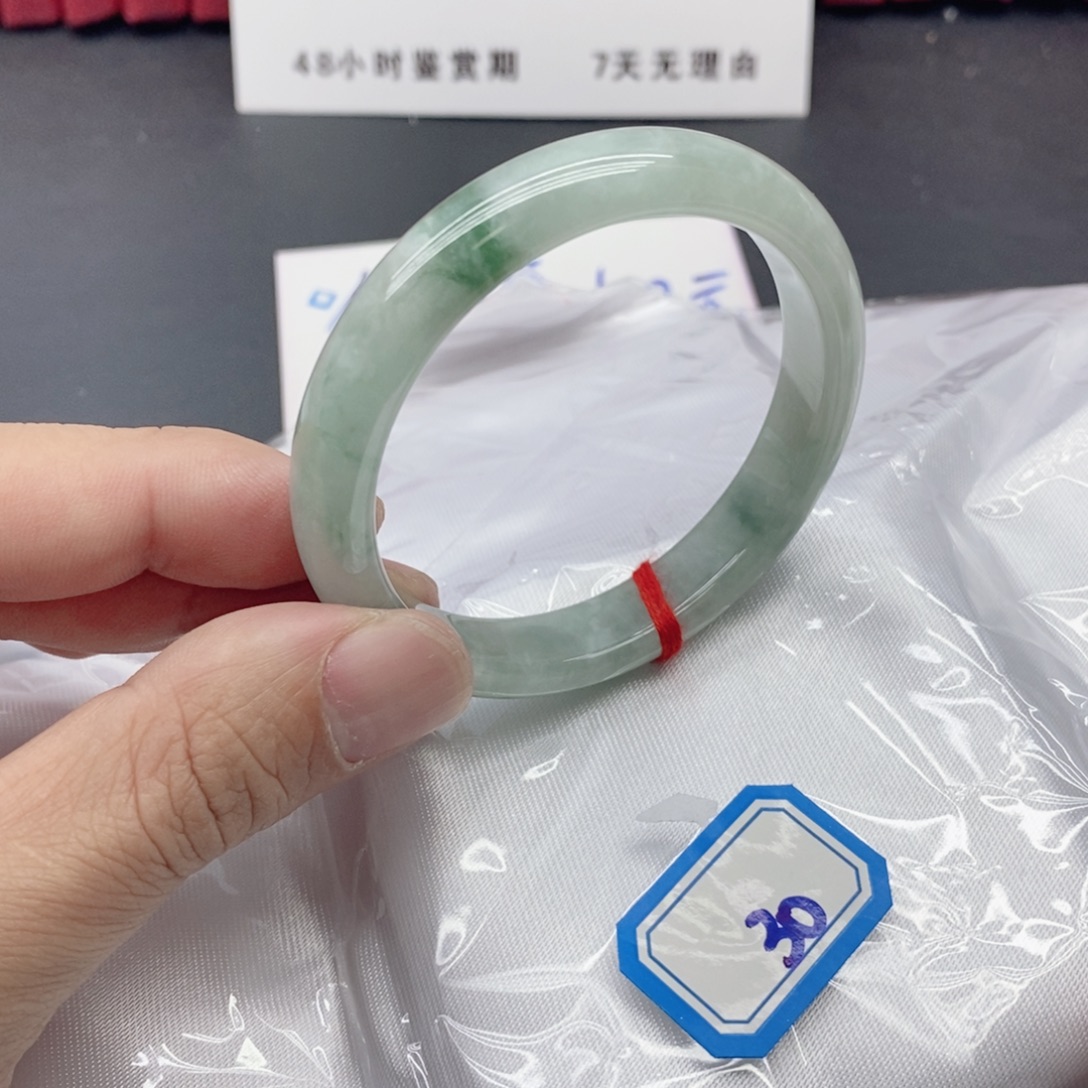 @****岫玉未镶嵌手镯翡手镯30