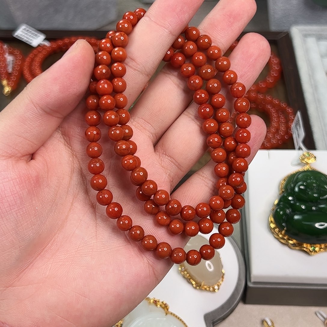 未镶嵌手串南红玛瑙