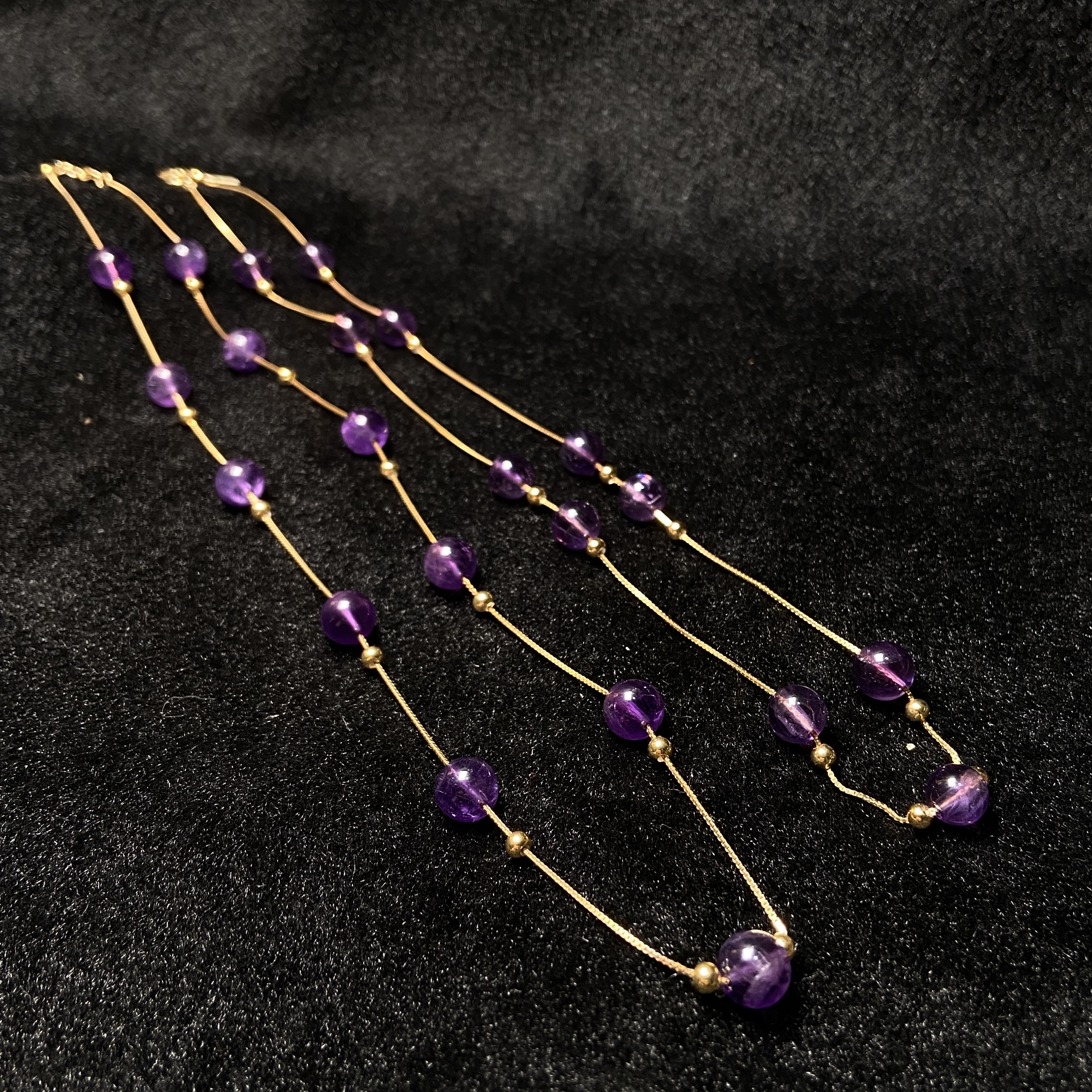 【星浩好物】水晶项链 QT15L579【多样性发一件】7mm