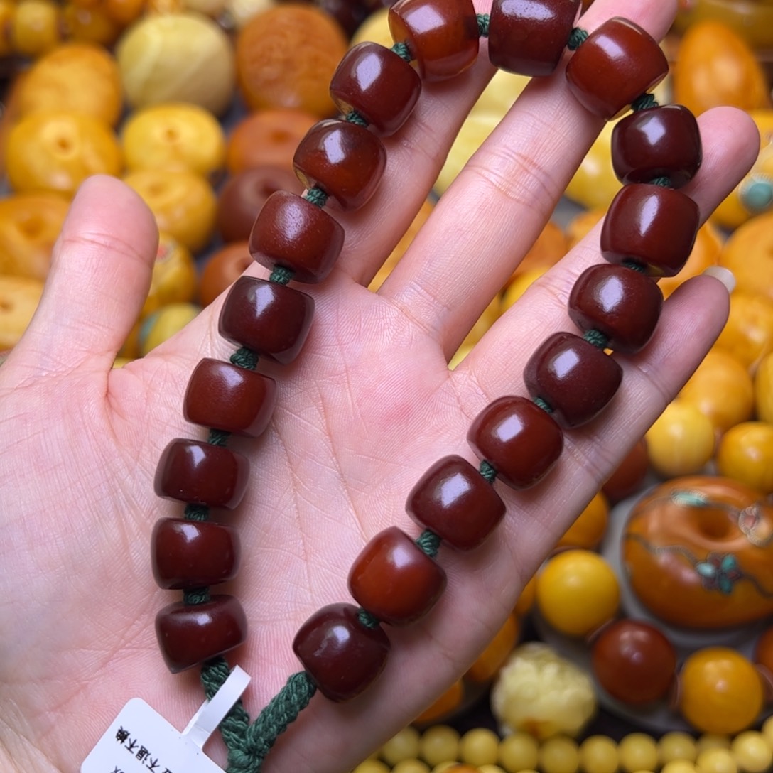 蜜蜡未镶嵌珠宝奇石马蹄手持