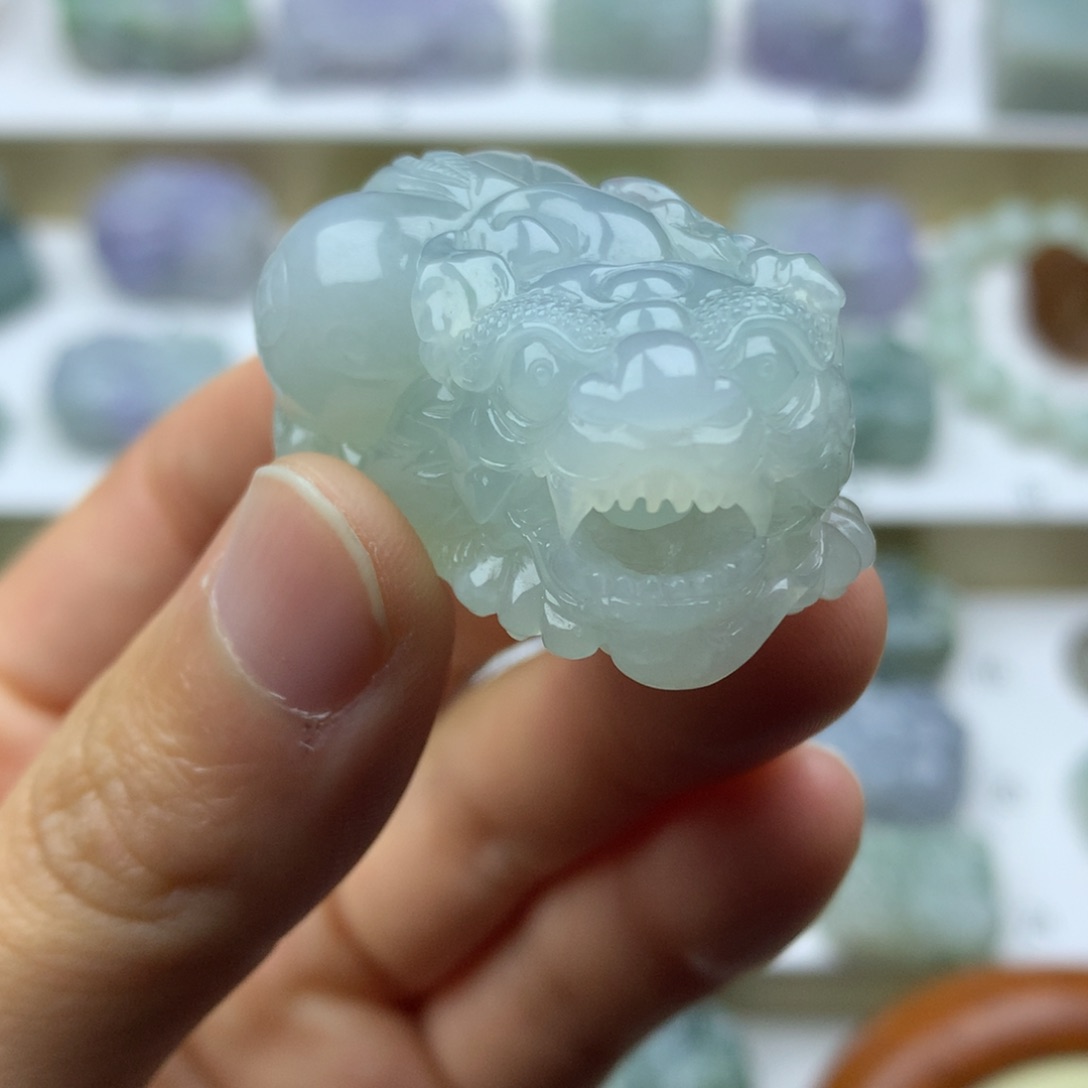 翡翠吊坠(不含链)未镶嵌天然缅甸翡翠A货貔貅