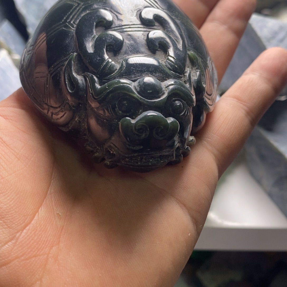 未镶嵌和田玉（青玉）珠宝奇石