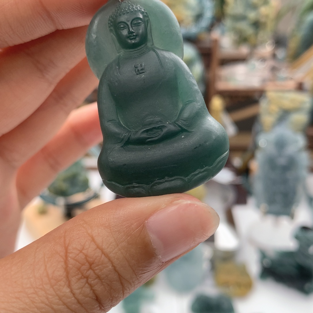 定制翡翠未镶嵌毛货不退不换