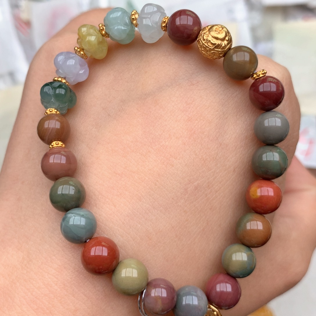 银S925镶嵌挂件翡翠