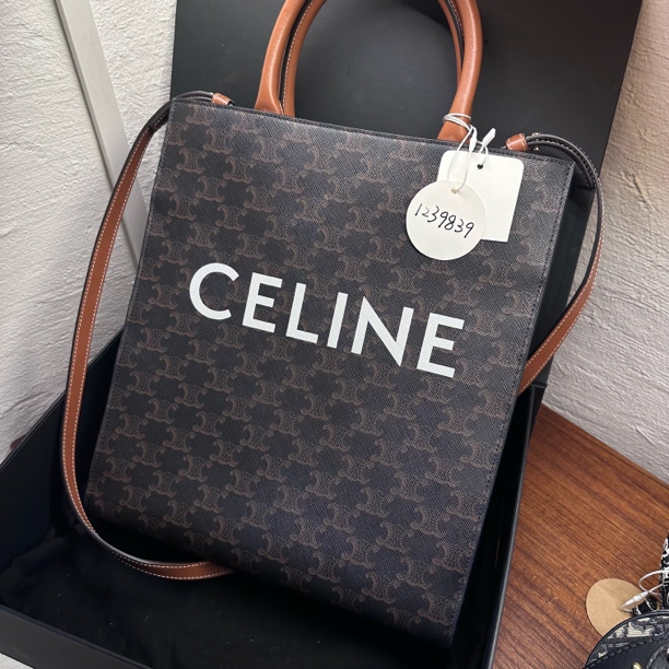 95新 Celine/思琳 夏七中古/Celine老花手提托特单肩包/1239839