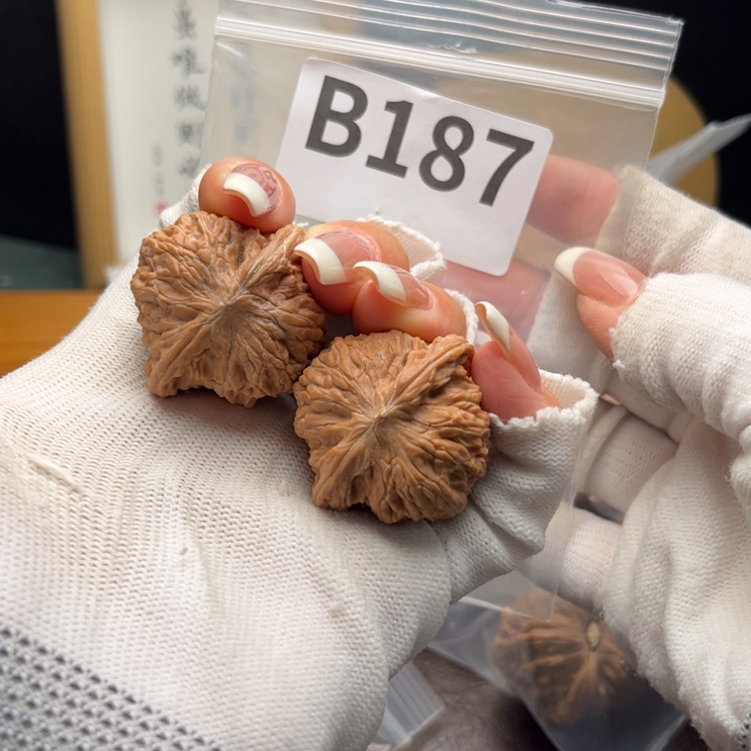 文玩核桃把件36磨盘b 187