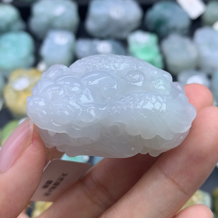 翡翠未镶嵌颈饰天然缅甸翡翠