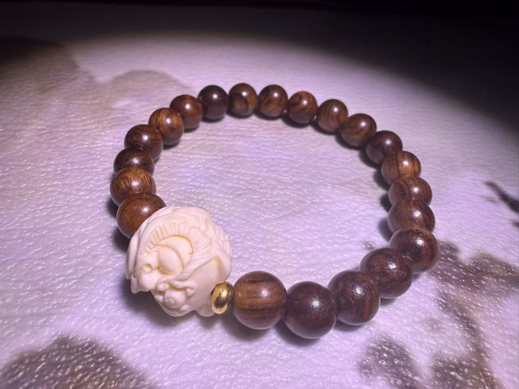 精品手串 黄花梨醒狮