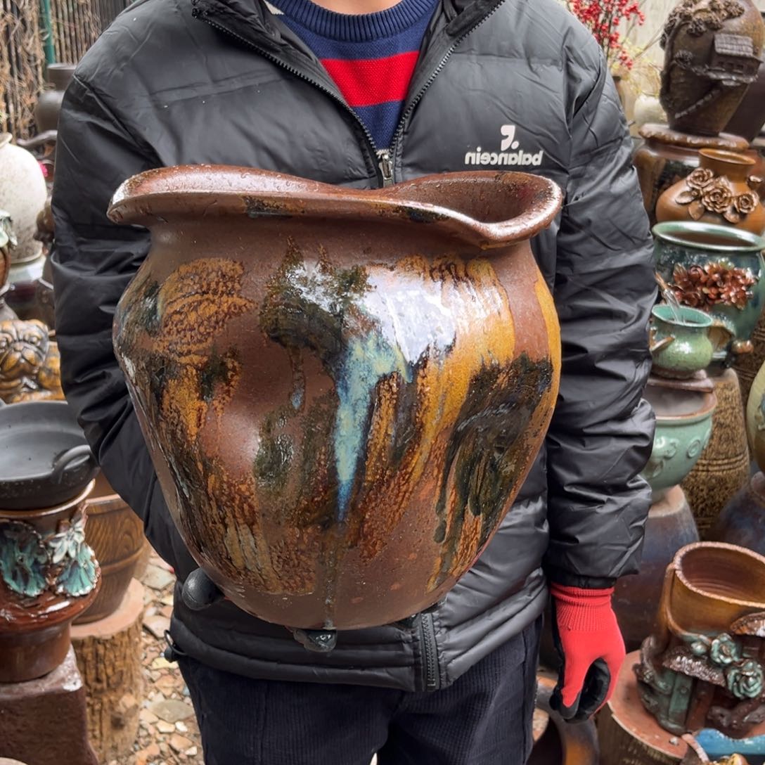 红陶高28口28有孔