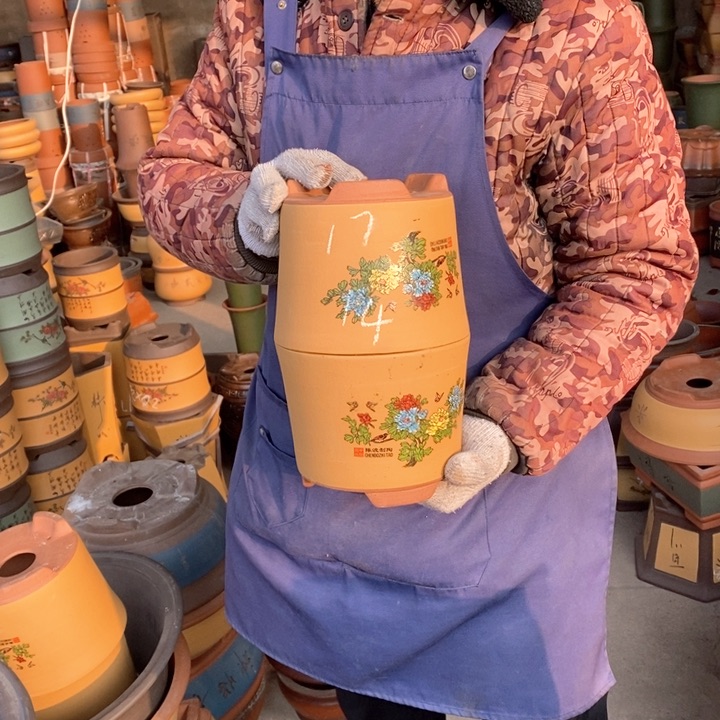 紫砂花盆紫砂花盆