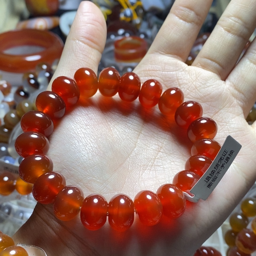 向***8玛瑙/玉髓未镶嵌手串