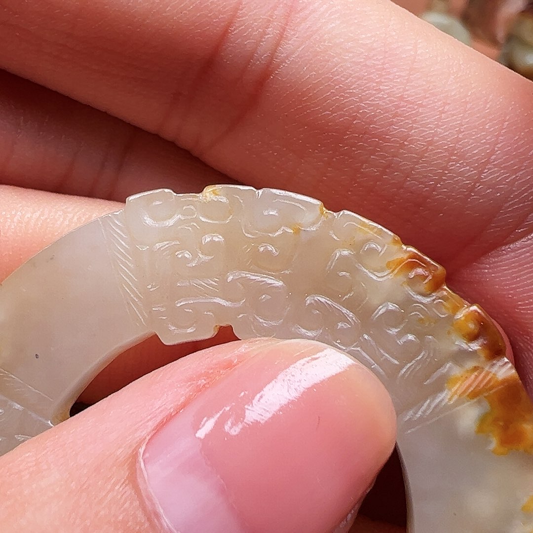 和田玉未镶嵌颈饰许****✨