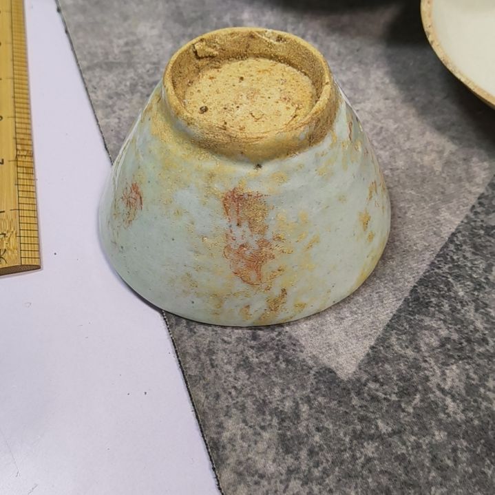 日加月红绿彩婴戏碗