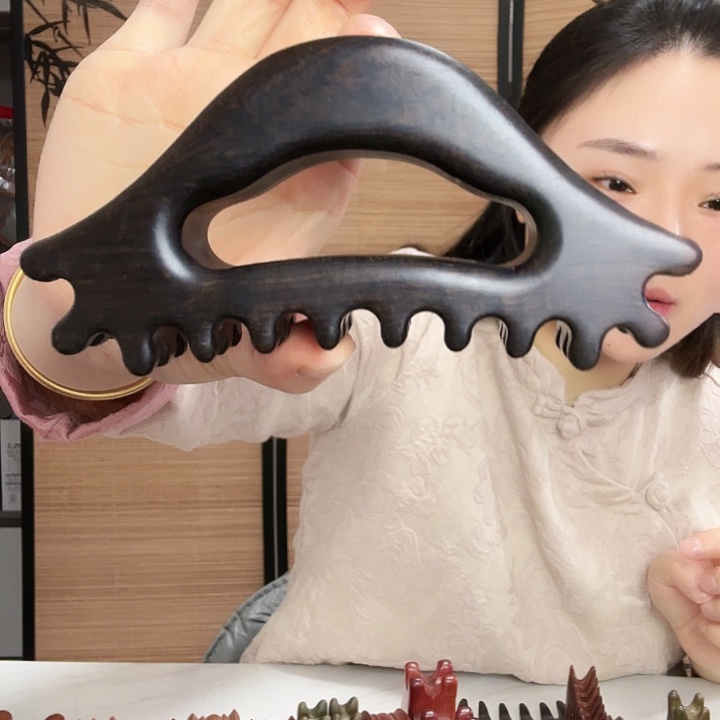 紫光檀三角豆豆微瑕疵