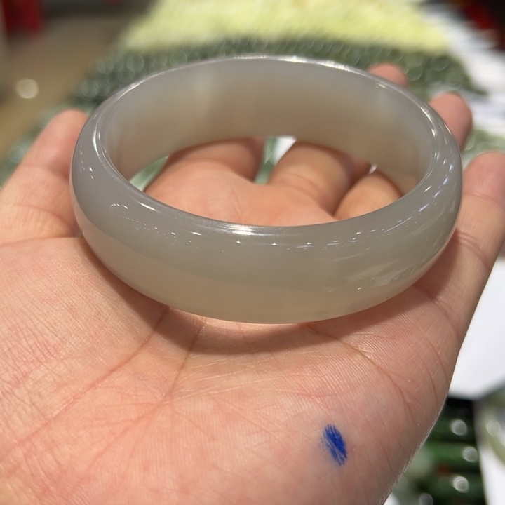 和田玉（糖玉）笔搁未镶嵌辛*