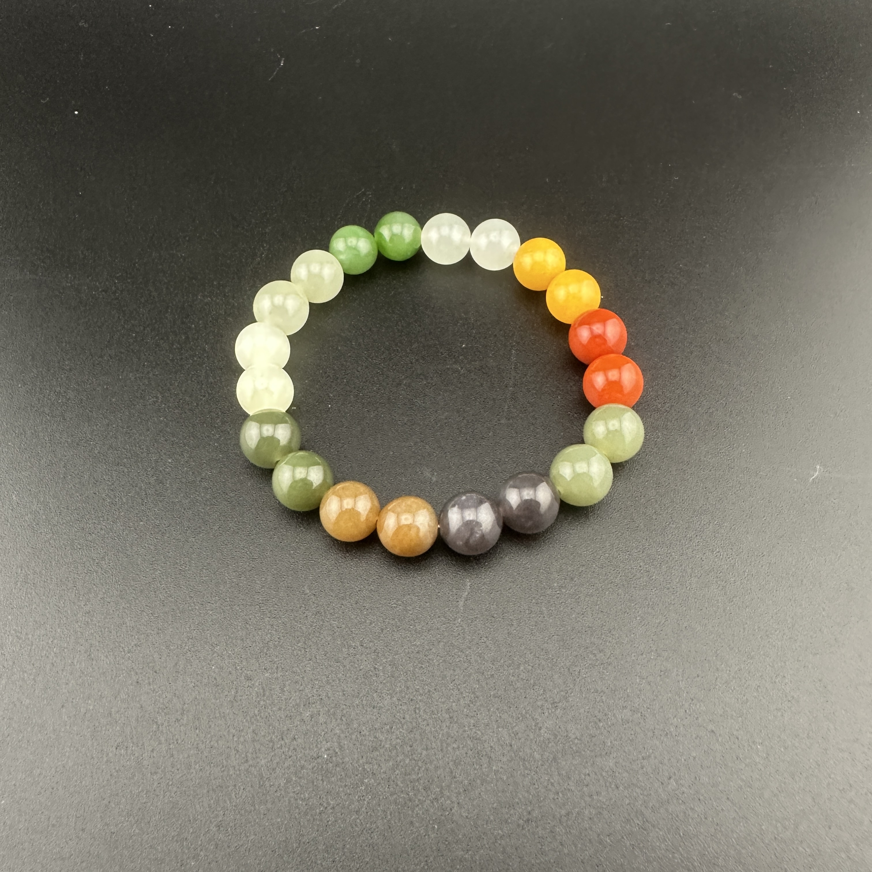BYDQFYBJ标1039 北玉精选 和田玉手串 多样性发货