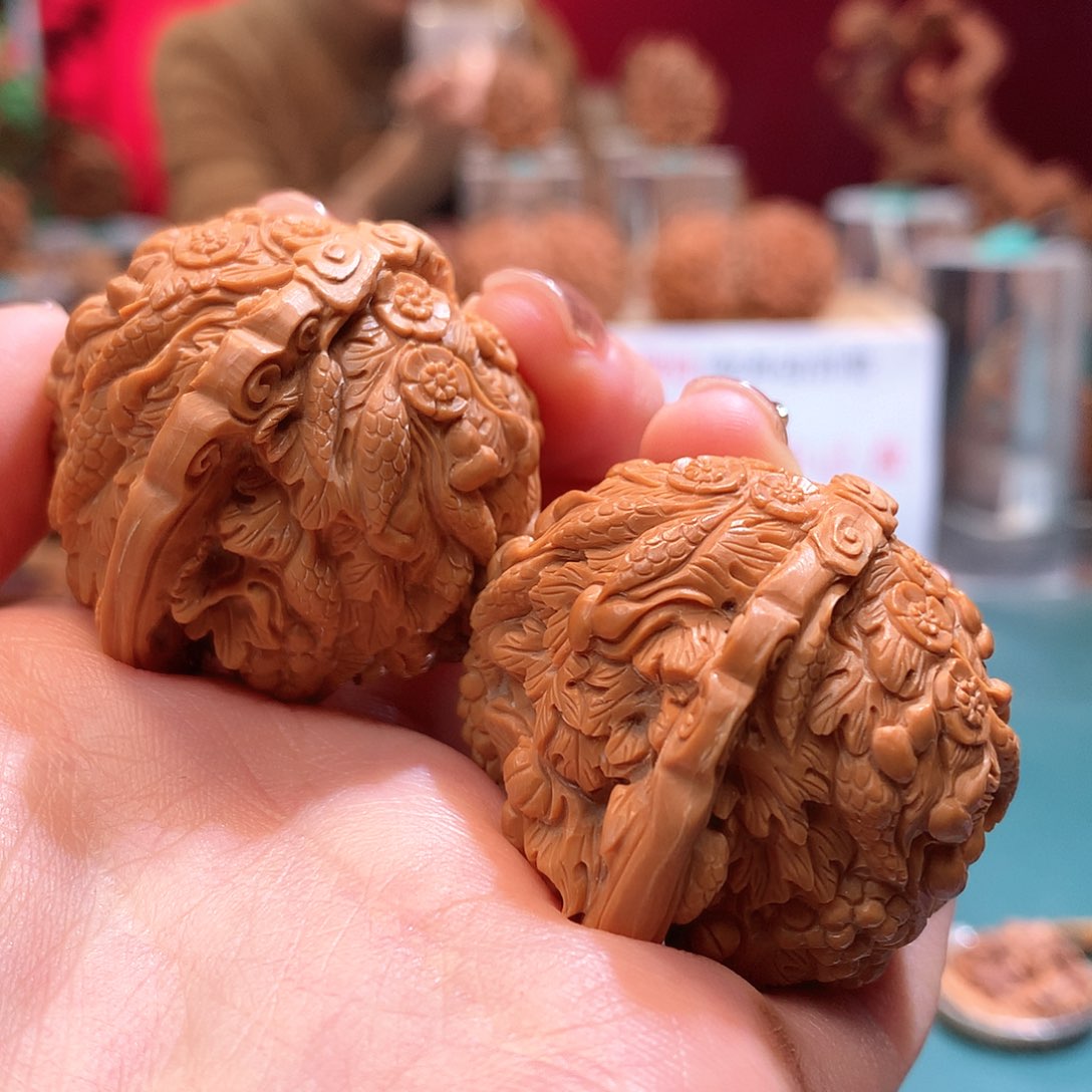 文玩核桃把件————————