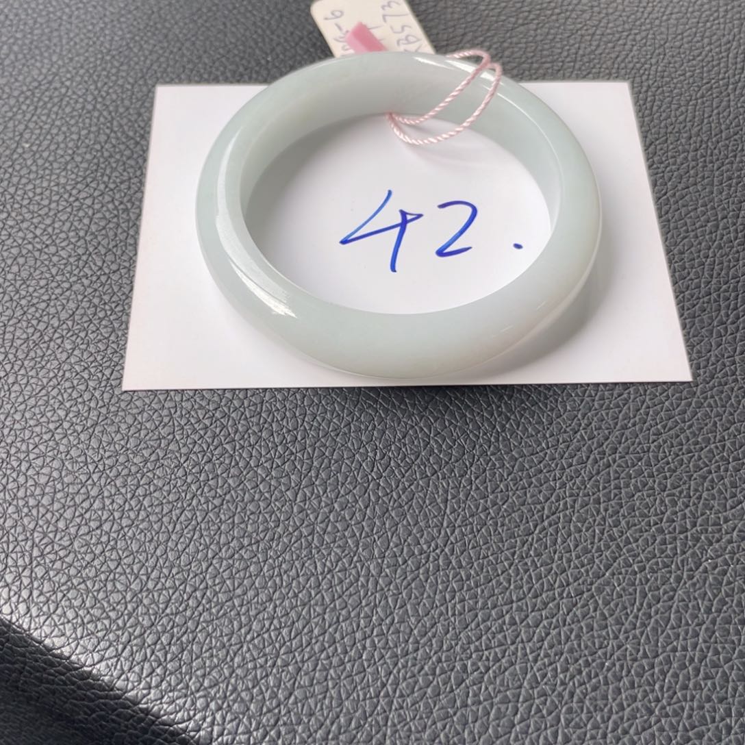 翡翠未镶嵌手镯42号，五星强推