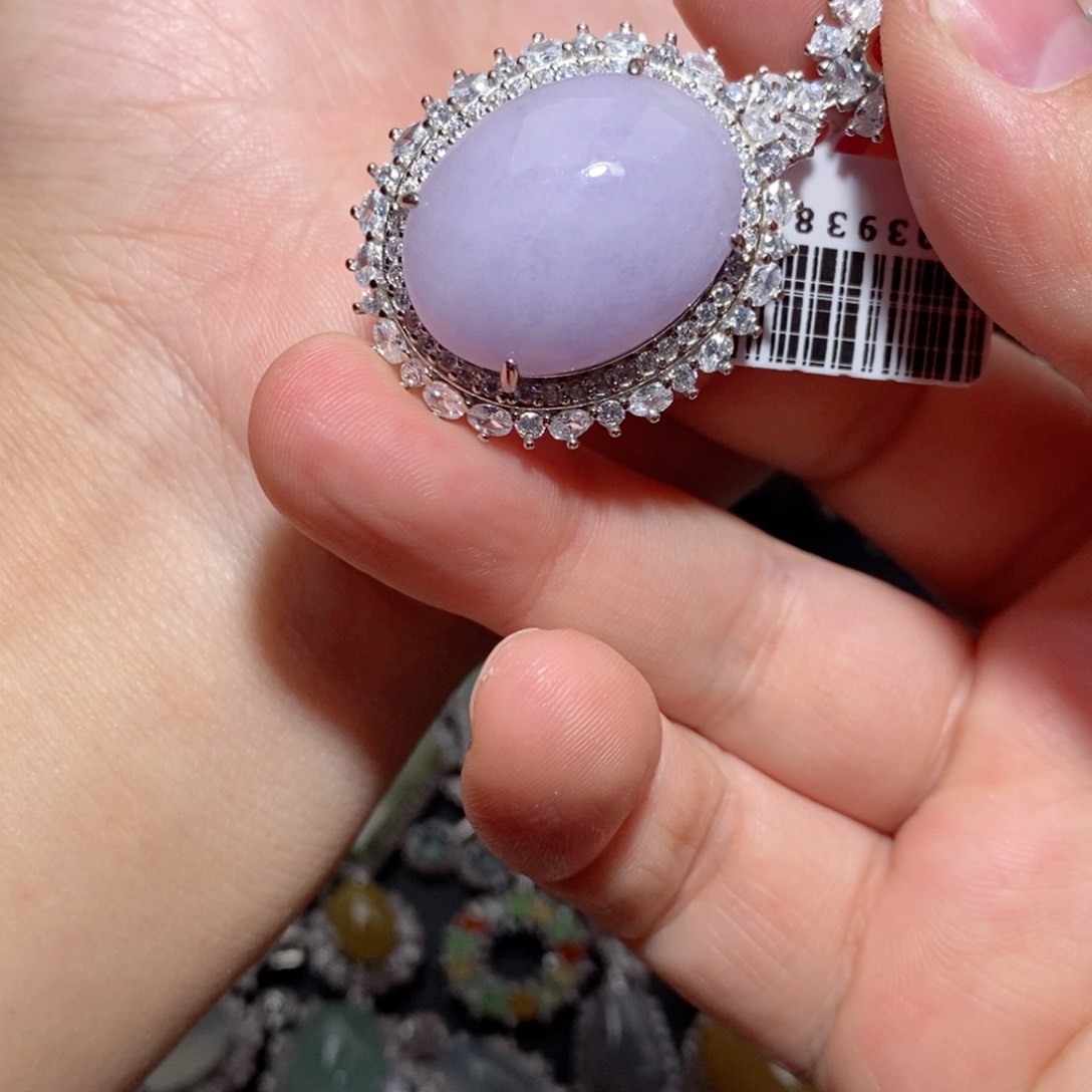 翡翠颈饰银S925镶嵌n n k l