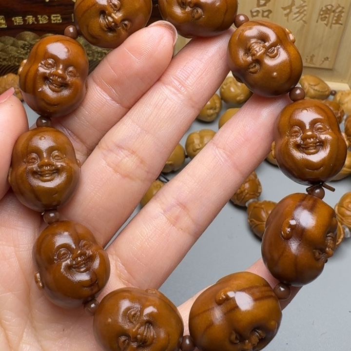 橄榄核手串/手链十分开心