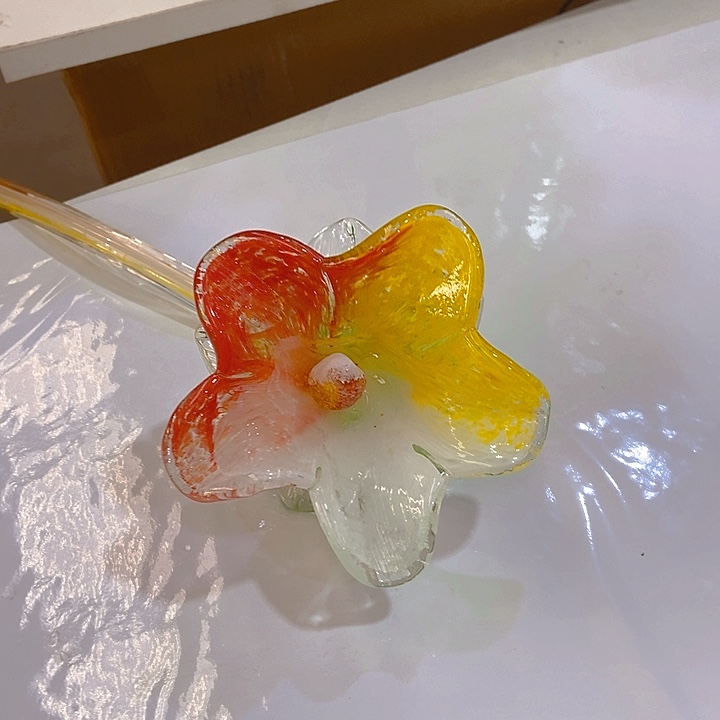 无铅玻璃琉璃花高45口9