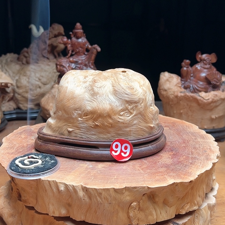 荔枝木@***泉荔枝木随型香炉