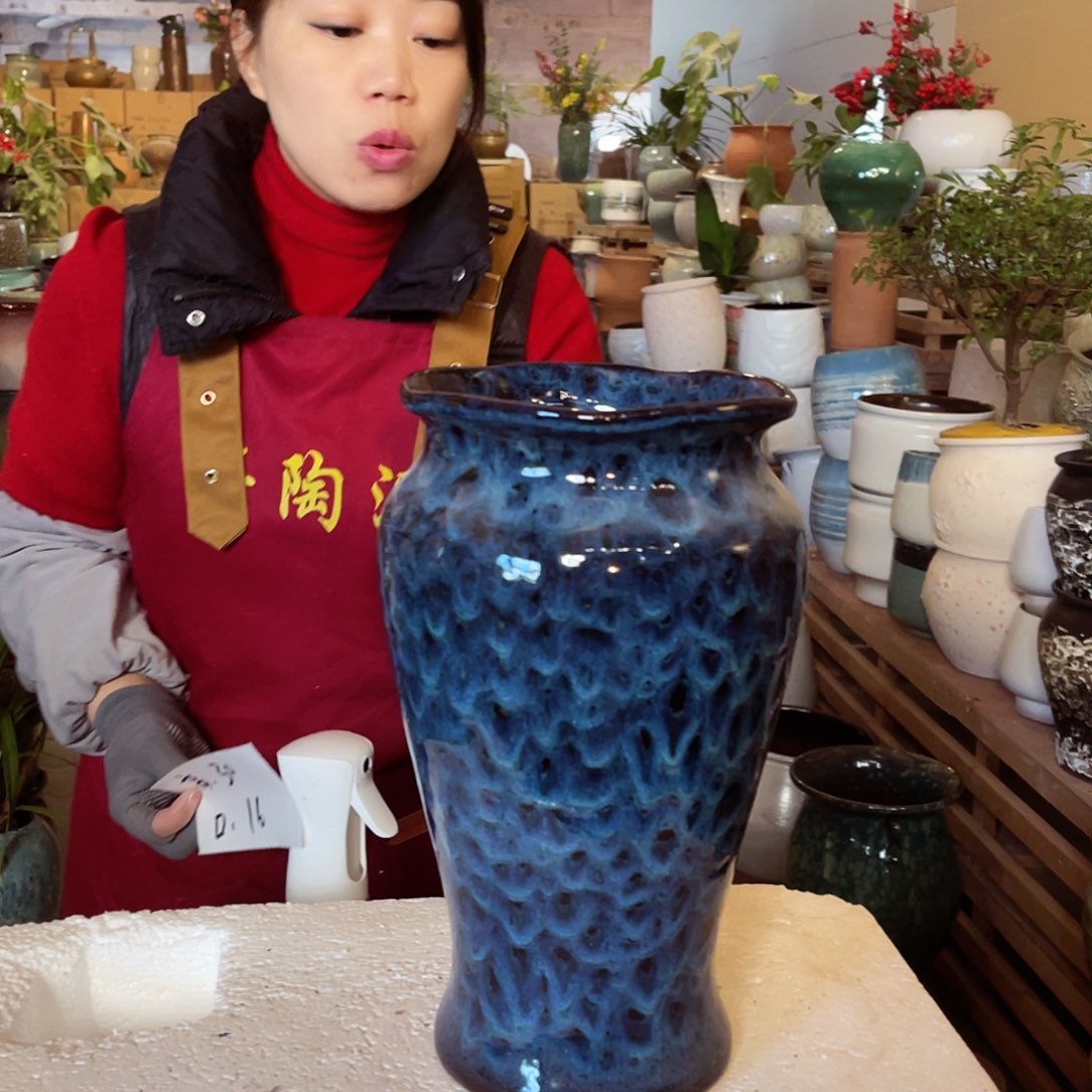 紫砂花盆高度30口径16