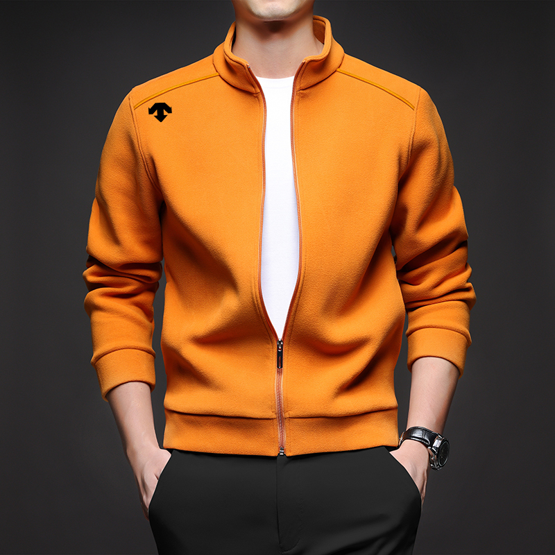 奥特莱斯撤柜丨迪桑家秋冬摇粒绒开衫男士抓绒保暖拉链夹克外套潮