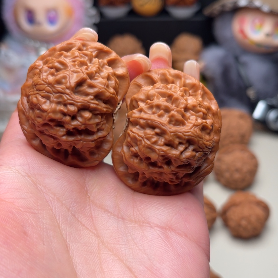 文玩核桃把件宫灯4Q012