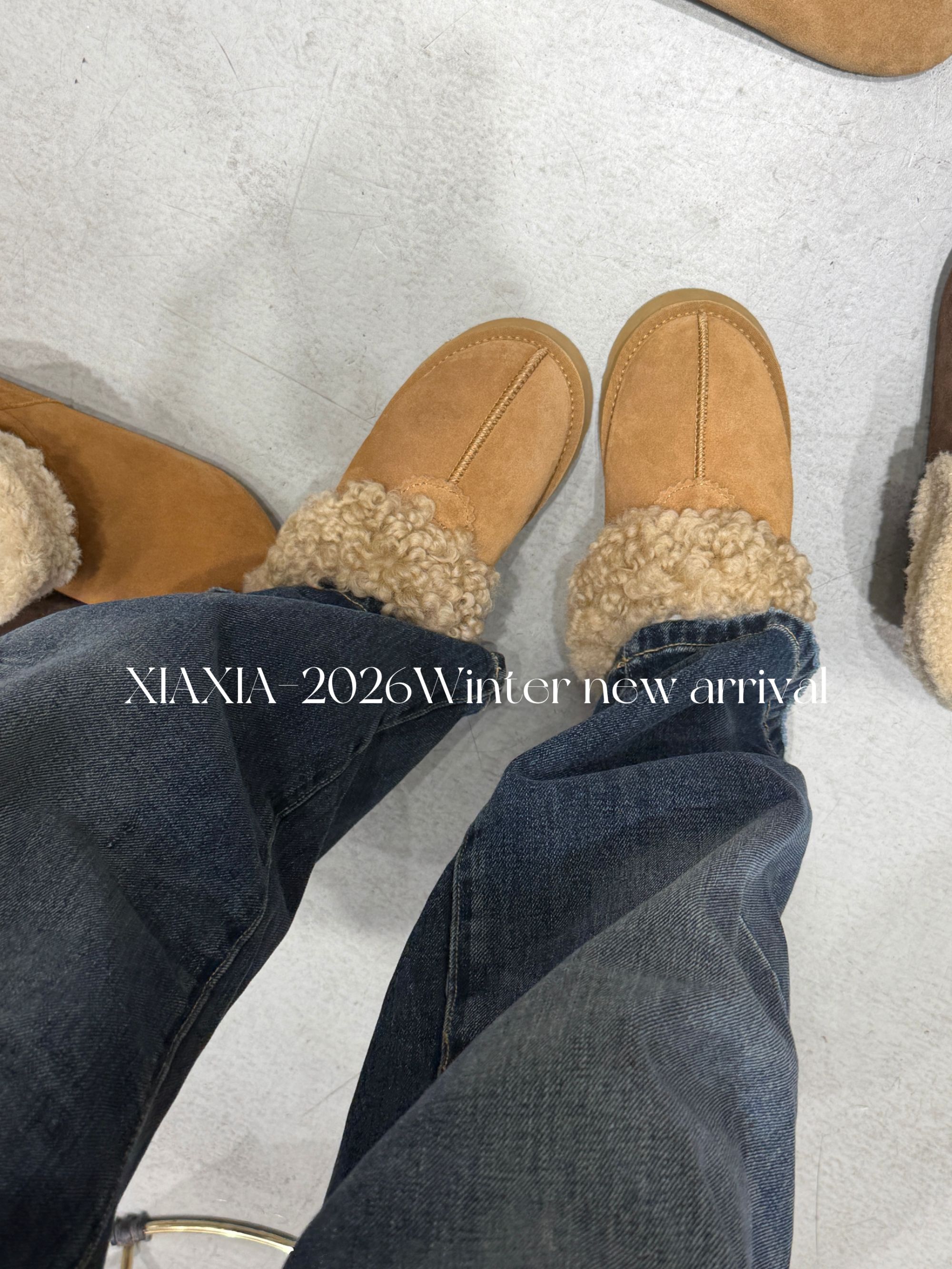 xiaxia-【澳版GG羊毛拖】两穿款不掉跟雪地靴厚底保暖06