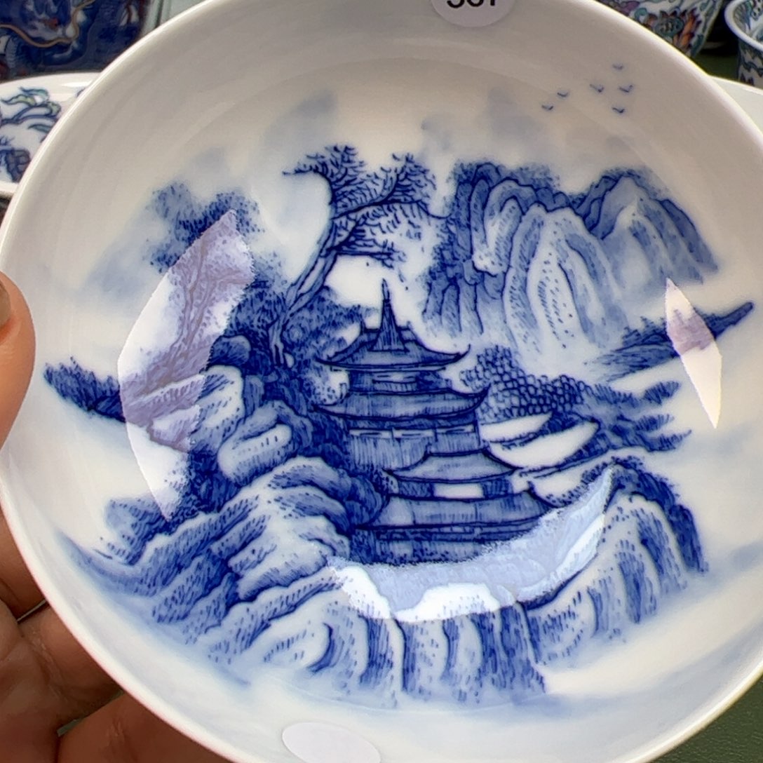 杯沙沙手工手绘茶具367