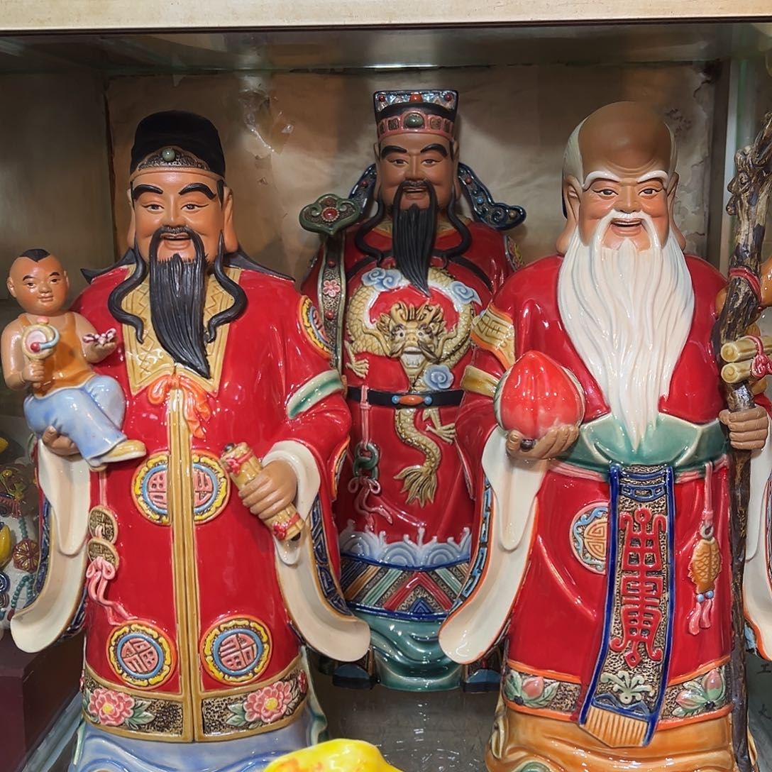 福禄寿陶瓷艺术陶瓷艺术作品