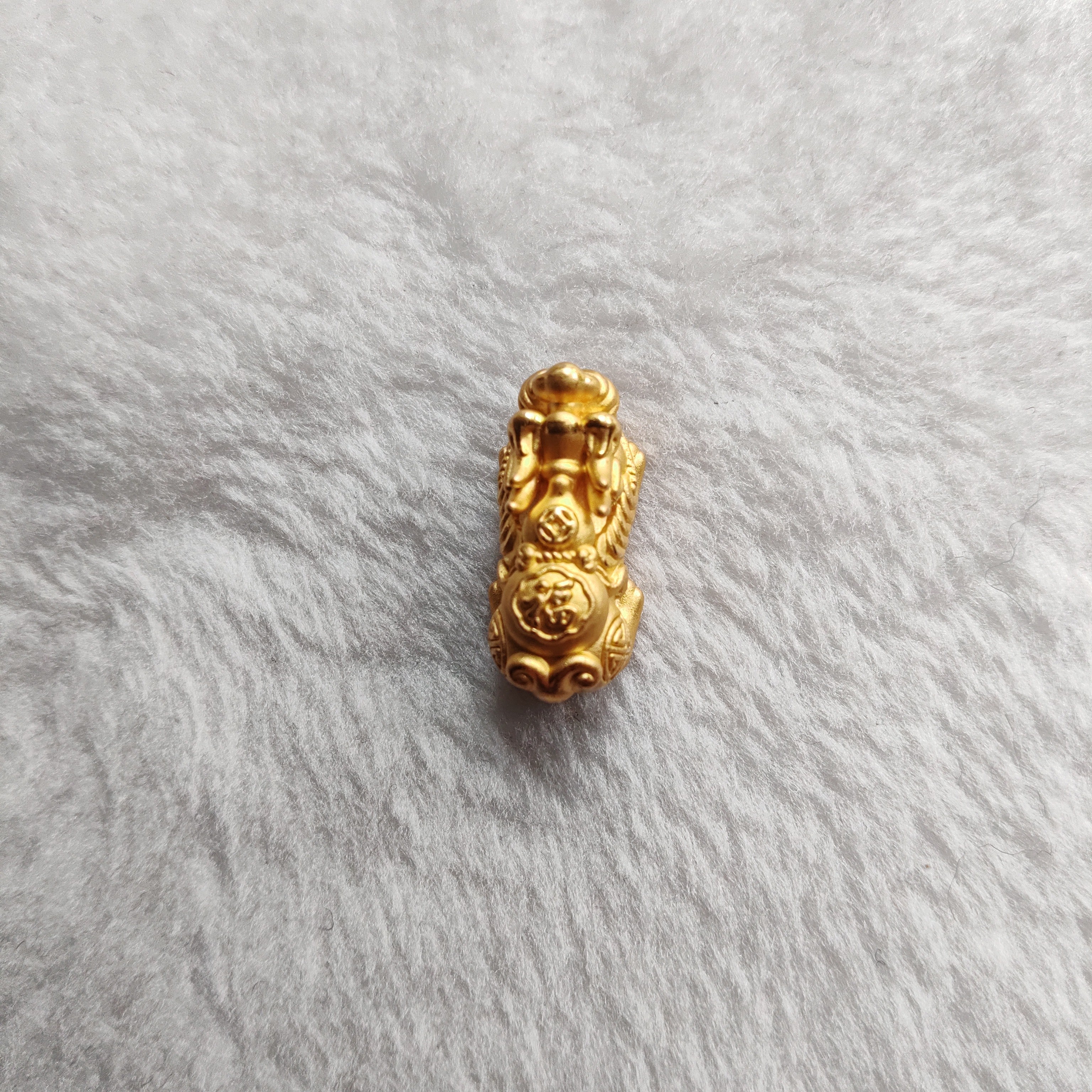 金元宝足金999貔貅珠子首饰