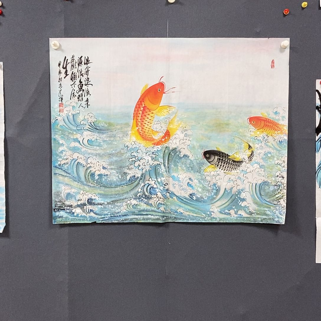 国画胡洪祥手绘作品欣赏70.80