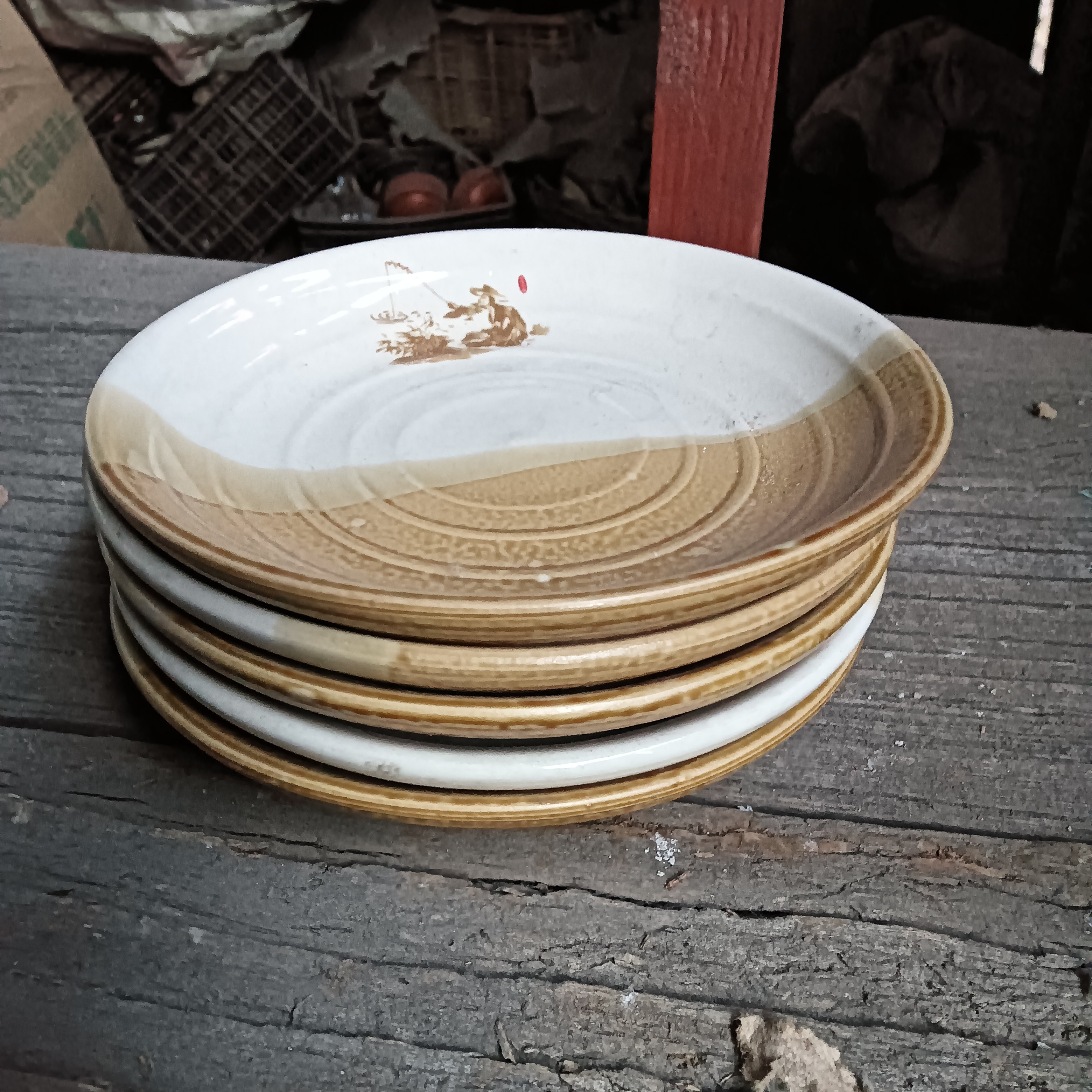 磁州窑日用陶瓷陶瓷陶瓷5个