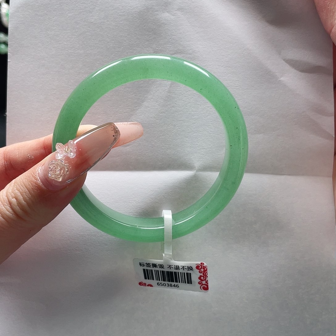 石英质玉手镯未镶嵌黄*@九九59